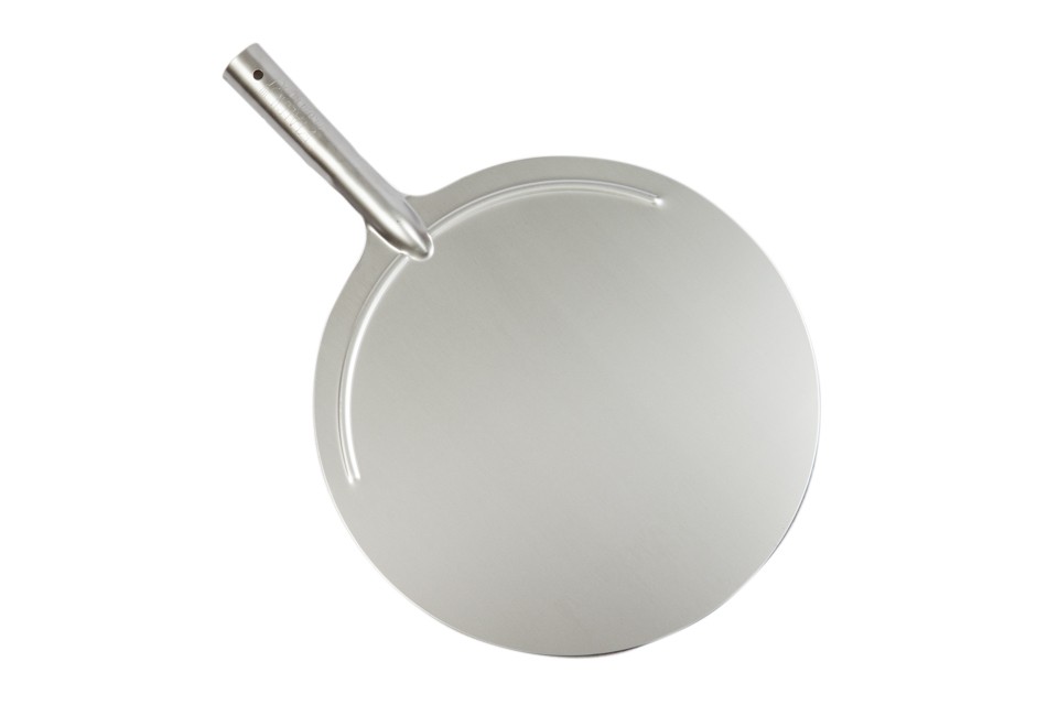 Pizzaschaufel Aus Aluminium – 17,8 Cm Rund, Perforiert, Mit Hitzebeständigem Griff