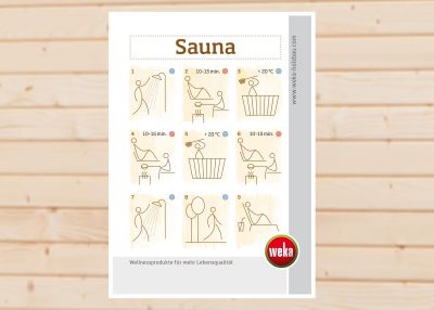 weka Sauna-Baderegeln